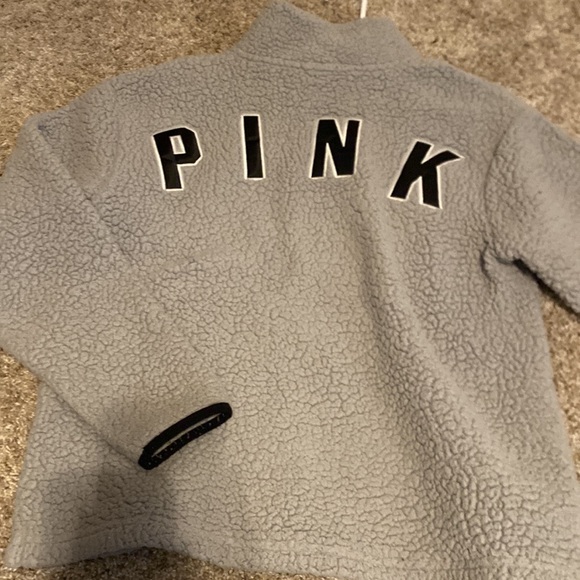 Victoria secret pink half  zip jacket - Picture 2 of 2